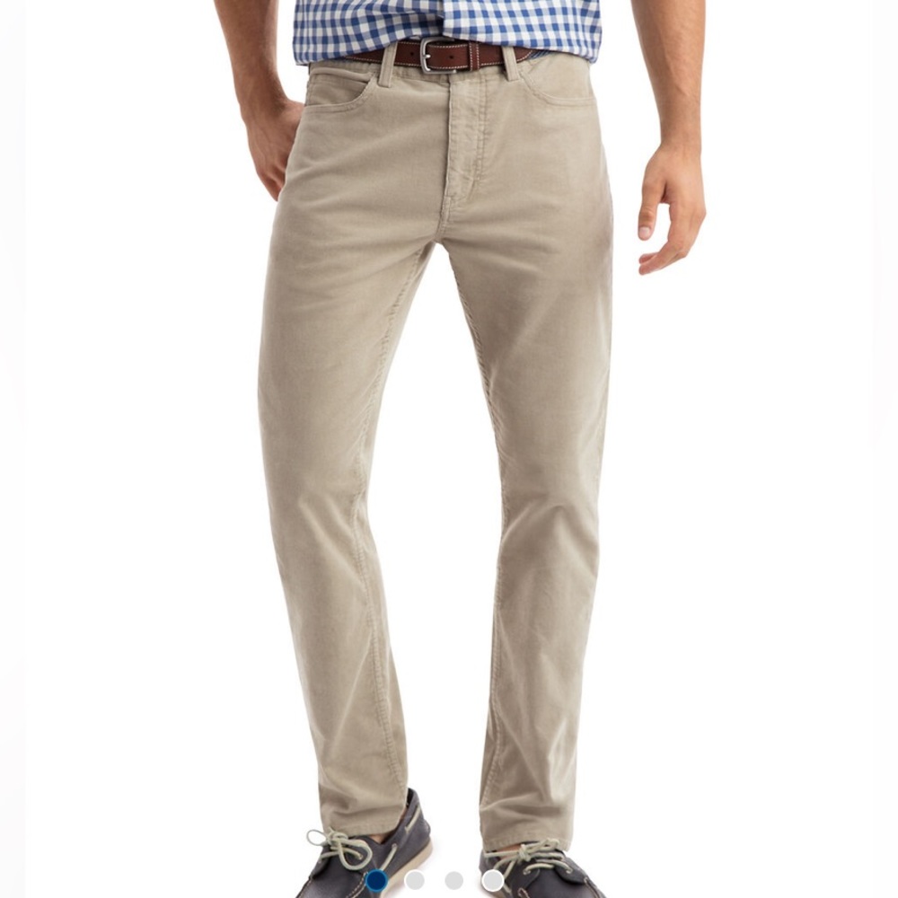 Vineyard Vines Men’s 5 Pocket Corduroy Pants Tan Size 30x30